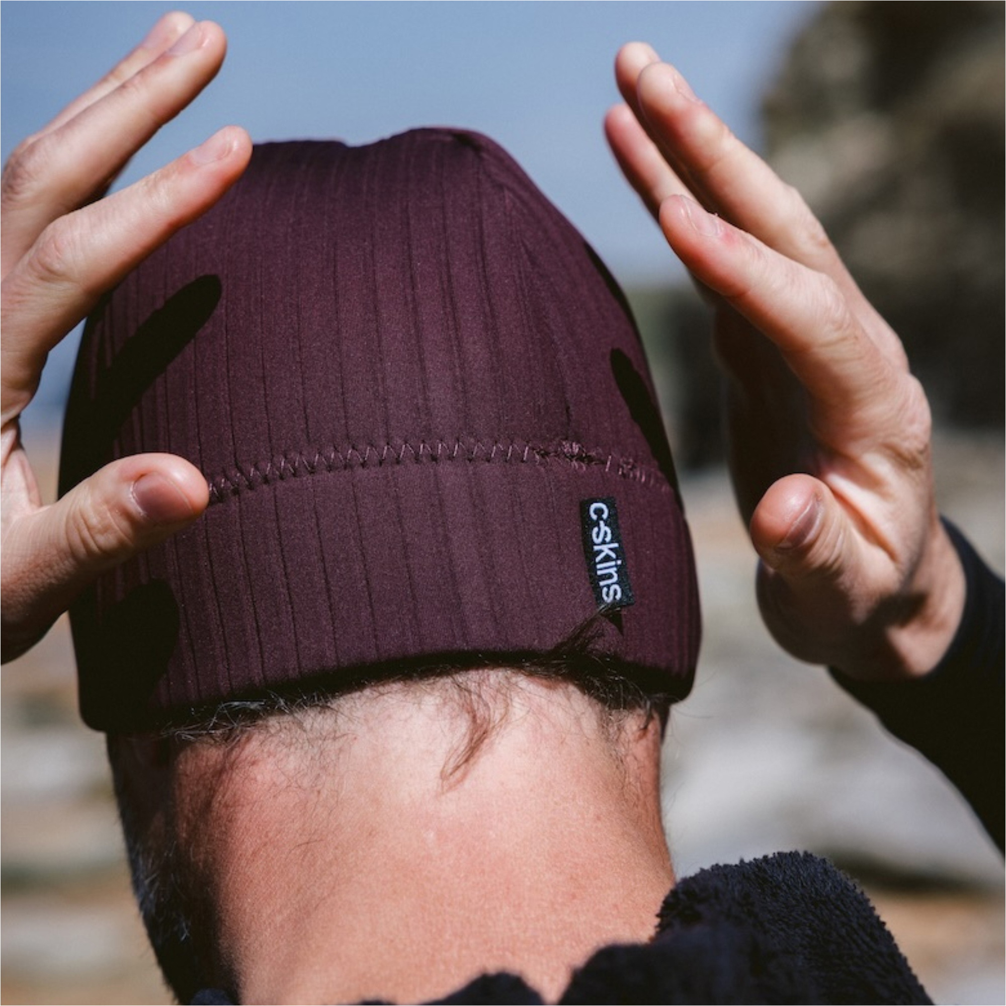 2026 C-Skins Storm Chaser 2mm Beanie C-HOBE - Rust